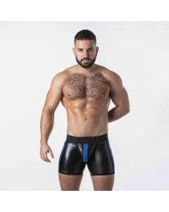 Boxers Backroom Bottomless Locker Gear Azuis Frente