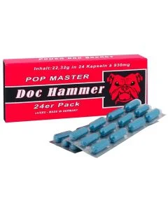 Cápsulas Estimulantes Unisexo Doc Hammer Pop-Master (24 Un)