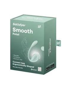 Ovo Vibratório Recarregável Satisfyer Smooth Petal Wearable Vibrator Menta Caixa