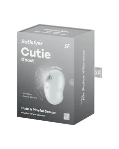 Estimulador Recarregável Cutie Ghost Satisfyer Branco Caixa