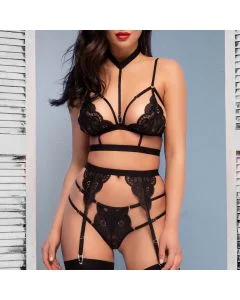 Conjunto Triangular Vermelho Frente