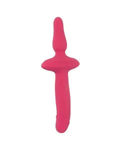 Vibrador Recarregável C/ Ventosa Crystal Clear