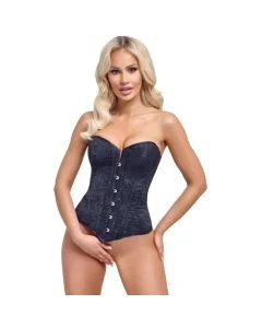 Corpete Cottelli Party Preto Frente