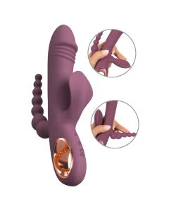 Vibrador Recarregável You2Toys Slim Triple Plum Roxo