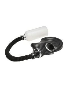 Máscara de Gás C/ Garrafa XR Brands Dark Inhaler Preto