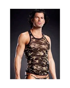 Tank Top Pro-Mesh RacerBack Camuflagem Frente