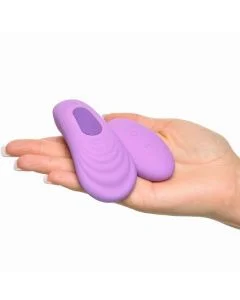 Massajador Recarregável C/ Comando Remote Silicone Please-Her Fantasy For Her Lilás
