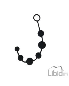 Tira de 6 Pérolas Anais Intimen Pamba Pretas
