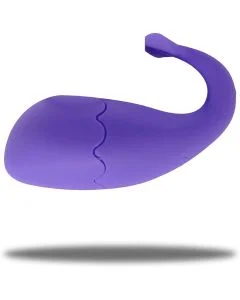 Ovo Vibratório Recarregável C/ Comando Remoto Evoque Barine Roxo