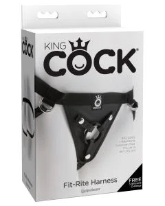 Strap On Cinta King Cock Fit-Rite Harness Caixa
