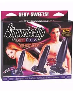 Kit de 3 Plugs Anais Liquorice Dip Caixa