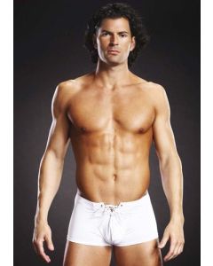 Boxer Lace Up Trunk Branco