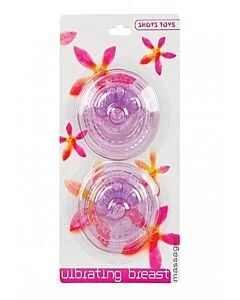 Massajador de Mamilos Vibrating Breast Roxo