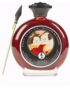 Tinta Corporal Shunga Morango (100 ml)