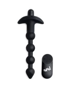 Plug Anal Recarregável Bang!Anal Beads Preto