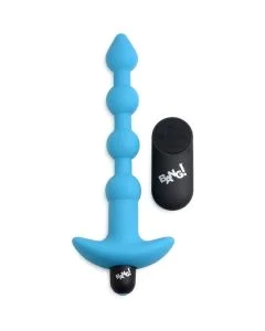 Plug Anal Recarregável Bang!Anal Beads Azul
