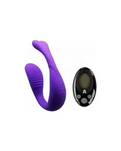 Vibrador Duplo Recarregável Mini Romeo Adrien Lastic Roxo