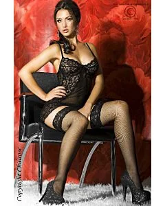 Babydoll Pussycat + String Preto 4