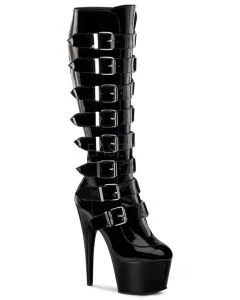 Botas Pleaser Delight 3063 Vermelhas