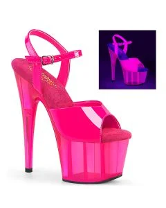 Sandália Pleaser Adore 709 Rosa Fluorescente