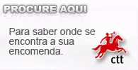 Veja aqui onde se encontra a sua encomenda